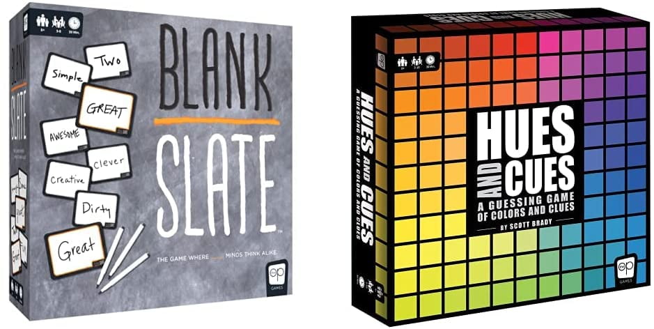 BLANK SLATE: Challenge Board Game; The Game Where Great Minds Still Think Alike; New Cooperative and