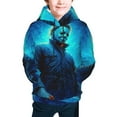 thumbnail image 2 of Michael Myers Teen Boys Girls Hoodies 3D Printed Hooded Sweatshirts for Kids Long Sleeve Casual Unisex Pullovers with Pockets, 2 of 8