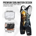 thumbnail image 2 of Exxact Sports Sublimated Youth Wrestling Singlet For Boys, Premium Powerlifting Singlet, Kids Wrestling Singlets For Training (YS, Spartans), 2 of 7