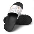 thumbnail image 4 of GZHJMY Stylish Slides for Women Men, Cute Cat with Gray and White Stripes Soft Flexible Slip-on Sandals Slippers, 4 of 7