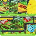 thumbnail image 2 of Kids Rug Play Mat for Toy Cars, 59"×78.7" Farm Life Road Traffic for Playroom Kids Car Road Rug Village Map Mat Farm Animals Washable Play Carpet for Toddlers Boys Room Family Tummy Time Playtime, 2 of 8