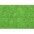 thumbnail image 1 of Ahgly Company Indoor Rectangle Abstract Green Contemporary Area Rugs, 2' x 5', 1 of 1