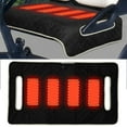 thumbnail image 2 of Heated Golf Cart Seat Cover, 52" × 32" Graphene 4-Zone Heated Cushion, USB/Type-C Powered – Waterproof, Anti-Slip & Machine Washable, 2 of 6