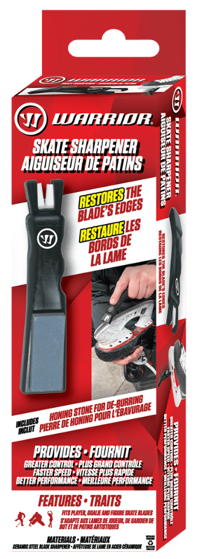 Warrior Y-Shaped Portable Hockey Skate Sharpening and Re-Edging Tool - Ceramic