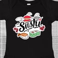 thumbnail image 4 of Inktastic Cute Sushi Illustration Boys or Girls Baby Bodysuit, 4 of 5