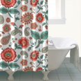 thumbnail image 4 of Pioneer Flower Floral Print Pattern Shower Curtain 72"x72", Bathroom Decorative Shower Curtain Set with 12 Hooks, Waterproof Washable, 4 of 6
