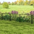 thumbnail image 2 of Costway Decorative Garden Fence with 8 Panels Outdoor Animal Barrier Landscape Border, 2 of 10