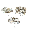 thumbnail image 4 of Wweixi 100x Fashionable Round Shell Buttons For Sewing Easy To And Wide Application 15.0 MM 1Set, 4 of 6