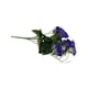 thumbnail image 1 of Cateissary Flor falsa Plantas de plástico Colgante de pared Calcomanía para deshierbe Decoraciones para exteriores Flores artificiales Tamaño Flores artificiales Azul oscuro, 1 of 6