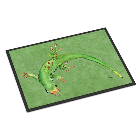 Carolines Treasures 8887JMAT Gecko Doormat 24x36 36"L x 24"W multicolor