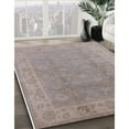 thumbnail image 3 of Ahgly Company Machine Washable Indoor Square Industrial Modern Rose Dust Purple Area Rugs, 8' Square, 3 of 7