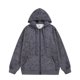 thumbnail image 1 of Dolkfu Sudadera con capucha de teñido anudado para hombres, chaqueta con cremallera de manga larga, abrigo casual de grandes tamaños para hombres M, 1 of 3
