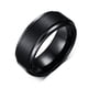 thumbnail image 1 of Anillos Para Hombre BASIC 8MM Band Negro Puro Carburo De Tungsteno Hombres Joyería Aneis Bague, 1 of 3