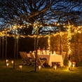 thumbnail image 3 of Zizin 66ft 200 LED Star Christmas String Lights 8 Modes for Outdoor Indoor Xmas Party Yellow, 3 of 9