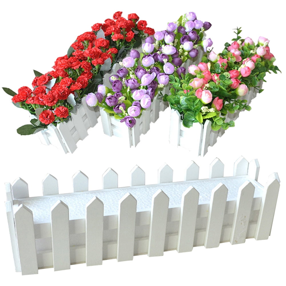 Image of Plastic planter boxes for fence