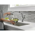 thumbnail image 2 of Delta Linden Single Handle Pull-Out Kitchen Faucet, Arctic Stainless, 2 of 2