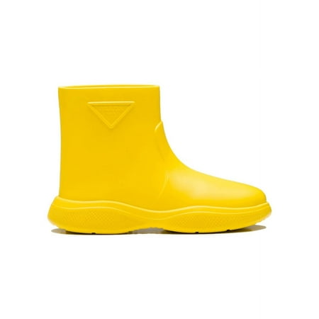 Prada Woman Logo Rubber Boots Gold Sizes IT 34-50 2/3