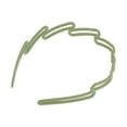 thumbnail image 5 of Unique Bargains 1 Pc Cute Frosted Diagonal Square Headbands for Women Green, 5 of 6