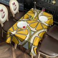 thumbnail image 2 of Lemon Summer Fruit Tablecloth,Wipeable Polyester Table Cover for Rectangle Tables,Foldable Tablecloth Cute Tablecloths for Dining Room Camping Indoor Outdoor, 2 of 6