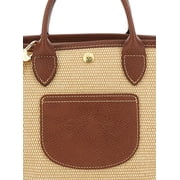 Longchamp Women's Le Pliage Xs Brown Handbag With Logo Embossed Front Brown