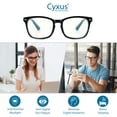 thumbnail image 3 of Lentes para Luz Azul Cyxus 8082T54 con Montura Cuadrada y Protección UV, 3 of 8