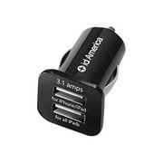 id America - Car power adapter - 2.1 A - 2 output connectors (USB) - black