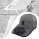 thumbnail image 1 of Gorra con ventilador solar, protección solar, gorra béisbol para senderismo y pesca al libre. Gris oscuro, 1 of 8