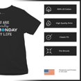 thumbnail image 4 of Tee Hunt You are The Monday of My Life Youth T-Shirt Funny Sarcastic Mood Kids, 4 of 5