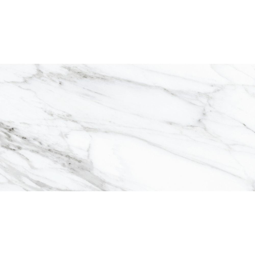 The Tile Life Belus White 24" x 48" Porcelain Floor and Wall Tile, 2 Piece (15.49 Sq. ft.)