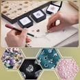 thumbnail image 6 of Black 4Pcs Loose Diamond Display Box 1.57x1.57x0.69 Inch Black Gemstone Display Case with Clear Window Small Gemstone Display Box with Sponge for Collect Gems Diamonds, 6 of 6
