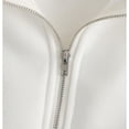 thumbnail image 5 of Edvintorg Womens Hoodie Long Sleeve Zip up Sweatshirt Slim Fit Casual Hooded Top Women Clothing White M, 5 of 5