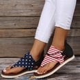thumbnail image 2 of Women Summer Clip-Toe Sunflower Shoes Zipper Comfy Flats Casual Beach Sandals, 2 of 4