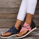 thumbnail image 1 of Zapatos de girasol con punta de clip de verano para mujer Sandalias planas cómodas con cremallera Sandalias de playa informales Wmkox8yii nm5241, 1 of 9