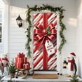 thumbnail image 6 of kladzum Christmas Door Cover 71"x35" Holiday Decorative Door Curtain Festive Atmospheres Christmas Door Covers Winter Party Decor Door Curtains for Wall, Door, Windows, 6 of 8