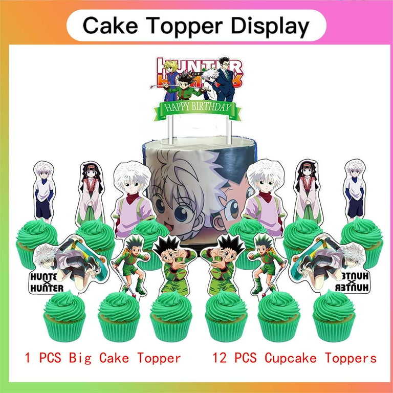 HUNTER×HUNTER Birthday Cups Party Supplies Decor Backdrop Paper
