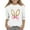 White2, variant on LckLvx Cute Tops for Girls Easter 3/4 Sleeve Shirts Casual Stretch Graphic Print Tee Tops 3-12 Years