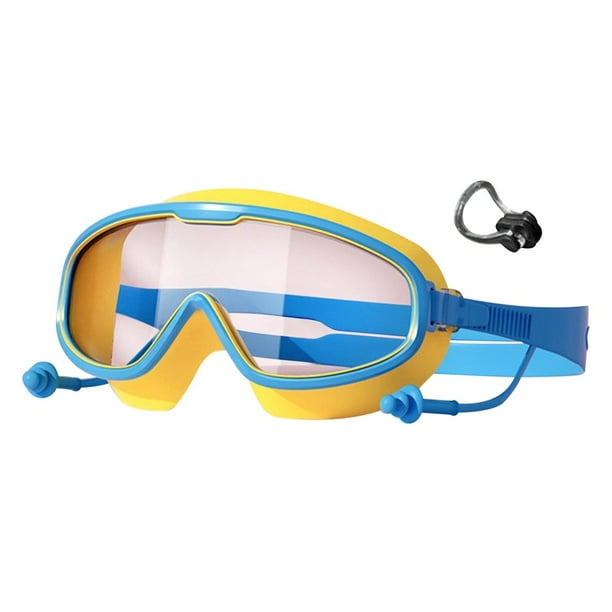 Juguetes de piscina, juguetes para bebés, juguetes para niños pequeños. Gafas de natación HD para niños con montura grande, impermeables y antivaho. Gafas de natación para niños de 3 a 16 años. Gafas