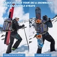 thumbnail image 2 of Sport and Travel Duffel Bag, Boot Bag Backpack - 60 L - Waterproof Sport Bag for Travel Grey, 2 of 8