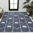 thumbnail image 3 of JONATHAN Y TUSCAN SUN 3 x 5 Area Rug, Soren Geometric - Navy/Cream, TSN304C-3, 3 of 6