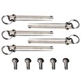 thumbnail image 2 of Raindrops Silver Stainless Steel Repair Kit for Hand Fan with 5 Sets of Shaft Rivets and Nuts Easy to Use, 2 of 5