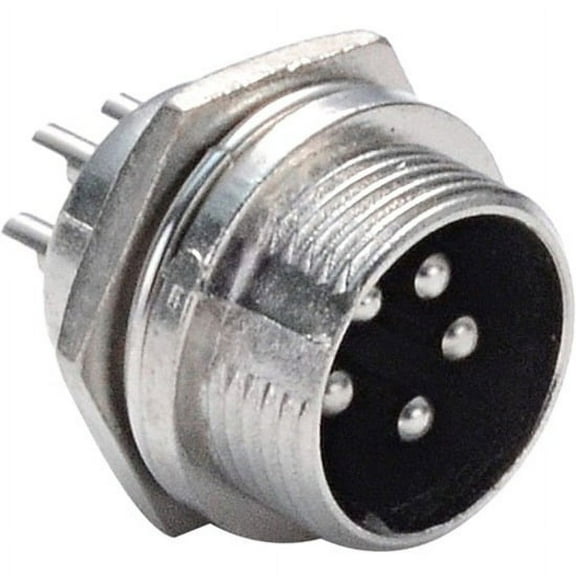 Seismic Audio SAPT22, Male Mini XLR 5 Pin Panel Connector