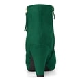 thumbnail image 3 of Unique Bargains Women's Side Zip Low Platform Block Heel Ankle Booties, 3 of 6