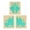 Color: Cyan, variant on TALONGAMES Wireless Controller Grip Sticker for Flydigi APEX 4 Silicone Skin Sticker Gaming Handle Grips Tape Sticker