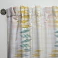 thumbnail image 3 of Designart 'Abstract Retro Design VIII' Mid-Century Modern Curtain Panel, 3 of 5