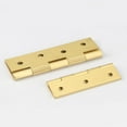 thumbnail image 1 of WEUVEB 6PCS Cabinet Door Hinge Copper Golden for Furniture Mute Operation, 1 of 7