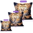 thumbnail image 4 of Mummy Abyssinian Happy Halloween with Pumpkins Bats Spooky Fun Pillow Cushion Double Sided Cat Lover Kitten Owner Gifts Throw Pillow - 00019, 4 of 4