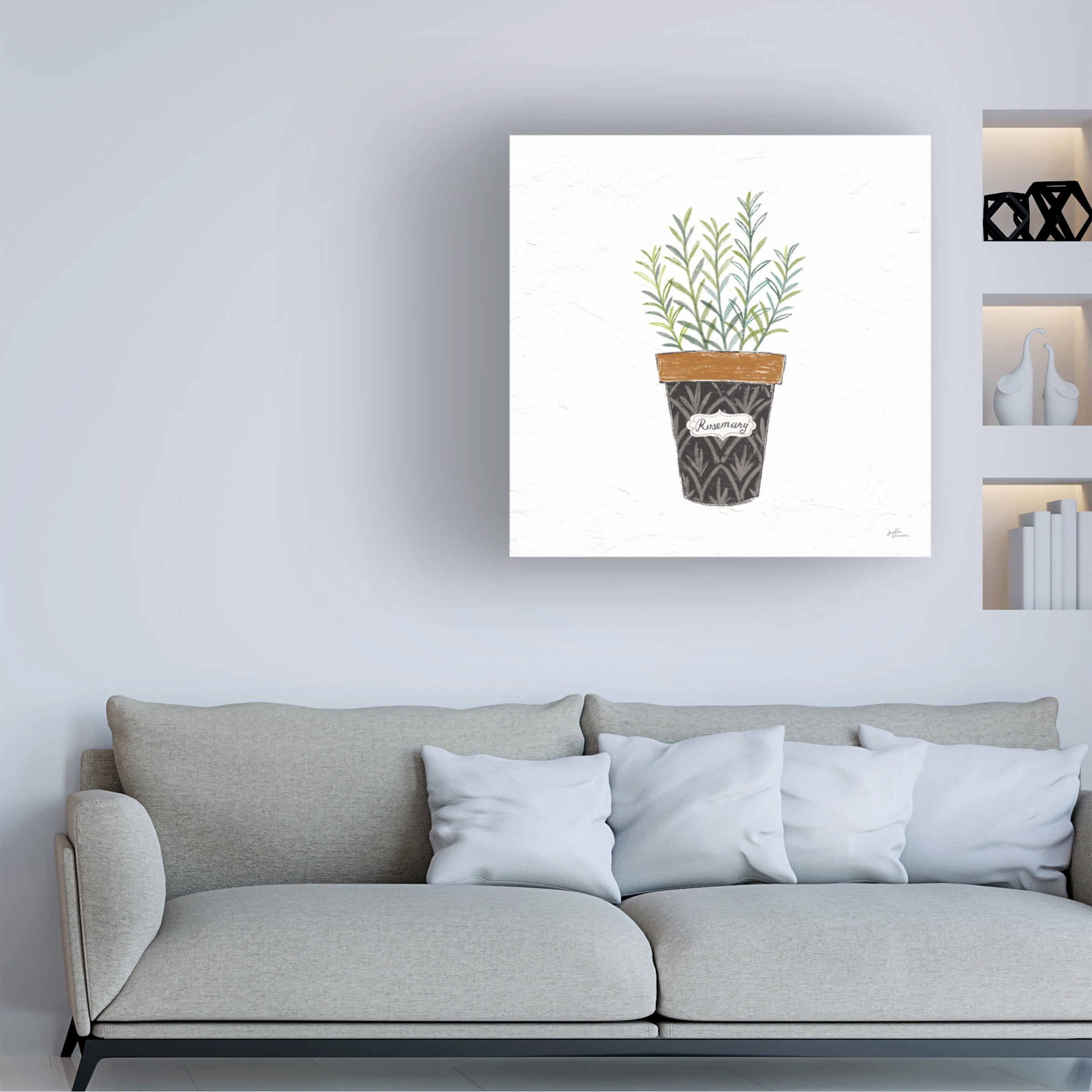 Janelle Penner 'Fine Herbs IX' Canvas Art