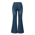 Babysbule Clearance Womens Jeans Women Embroidery Destoryed Flare Jeans