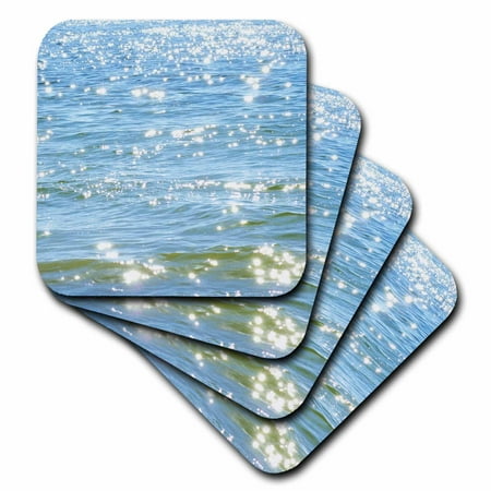 

Ocean Sparkle set of 4 Coasters - Soft cst-39068-1