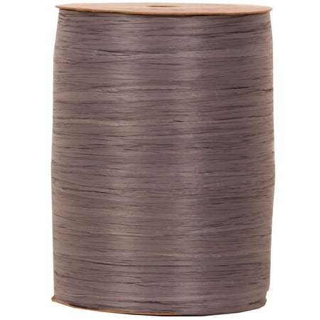 UPC: 0609613739132 | JAM Raffia Ribbon  100 Yards  Dark Grey  1/Pack